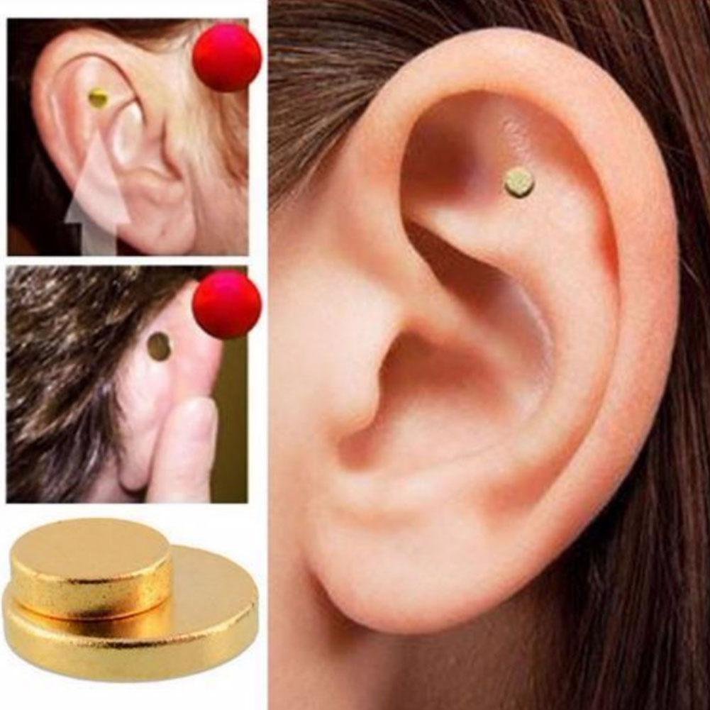 BellyLady 2Pc Magnet Auricular Quit Smoking Acupressure Patch Stop Smoking Anti Smoke Patch Not Cigarettes Smoker Health Therapy